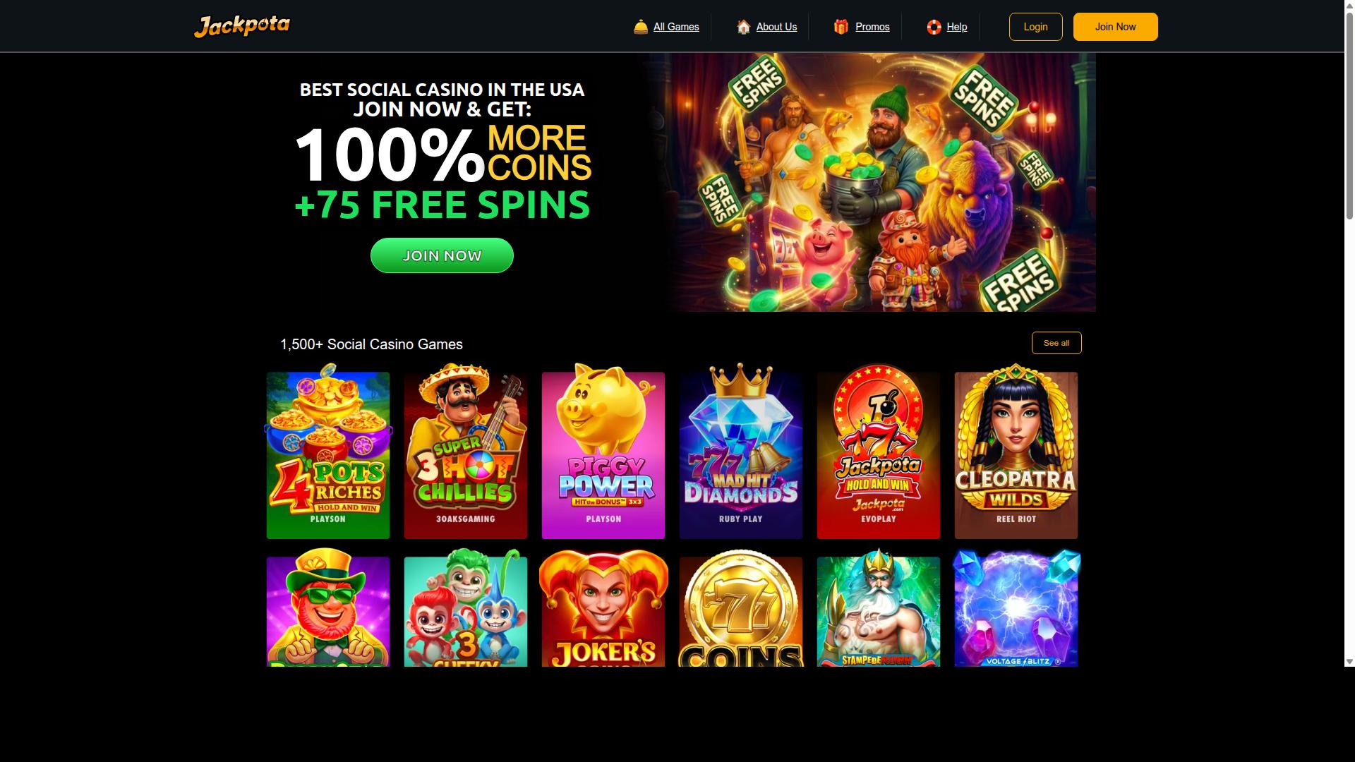 Jackpota website